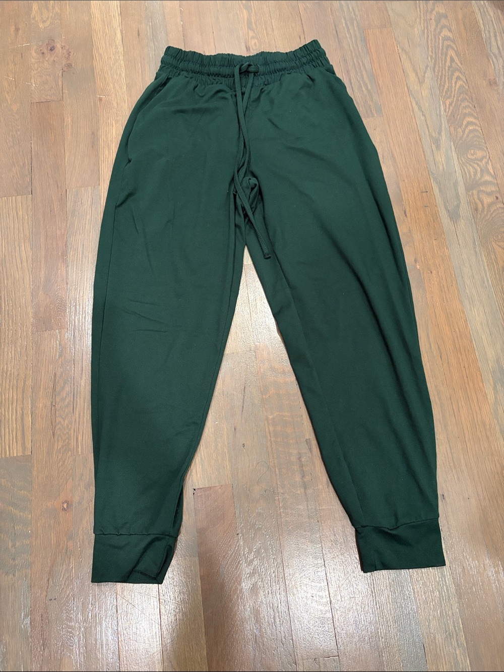 Dark Green Drawstring Joggers